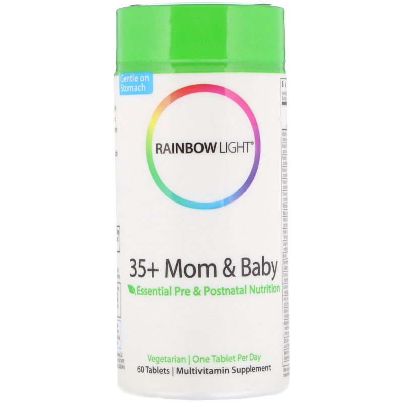 Rainbow Light, 35+ Mom & Baby, 60 таблеток