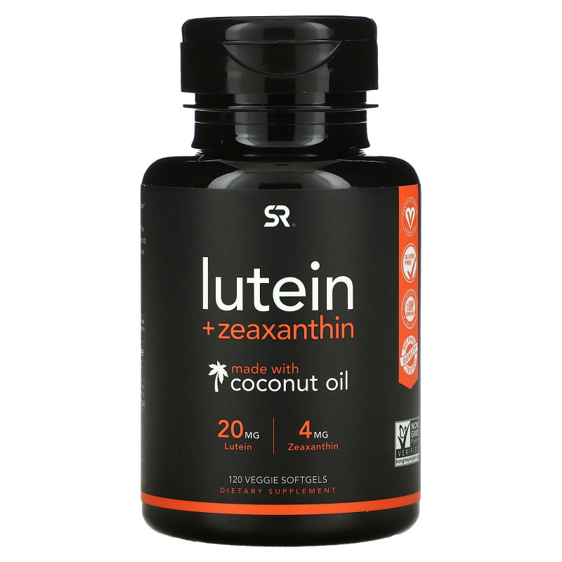 Sports Research, Lutein + Zeaxanthin, 120 Veggie Softgels