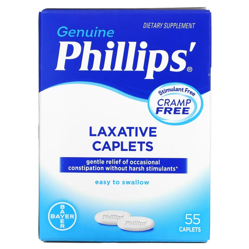 Phillips, Laxative Caplets, 55 Caplets