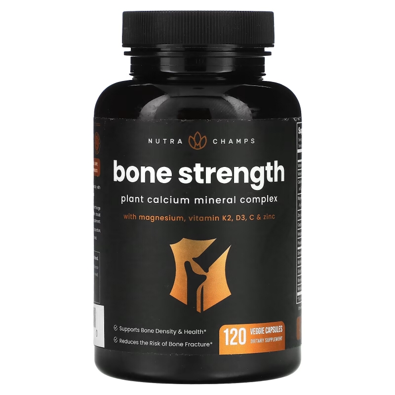 NutraChamps, Bone Strength, 120 Veggie Capsules