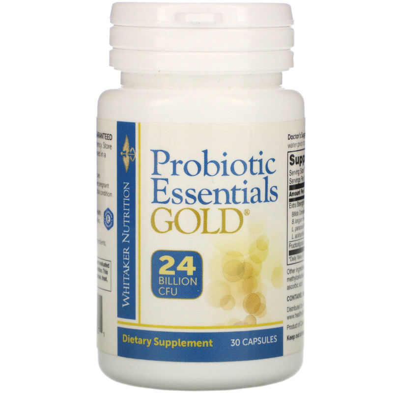 Dr. Whitaker, Probiotic Essentials Gold, 24 Billion CFU, 30 Capsules