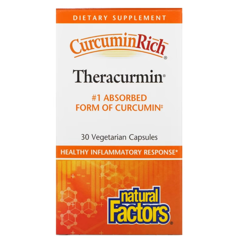 Natural Factors, CurcuminRich, Theracurmin, 30 Vegetarian Capsules