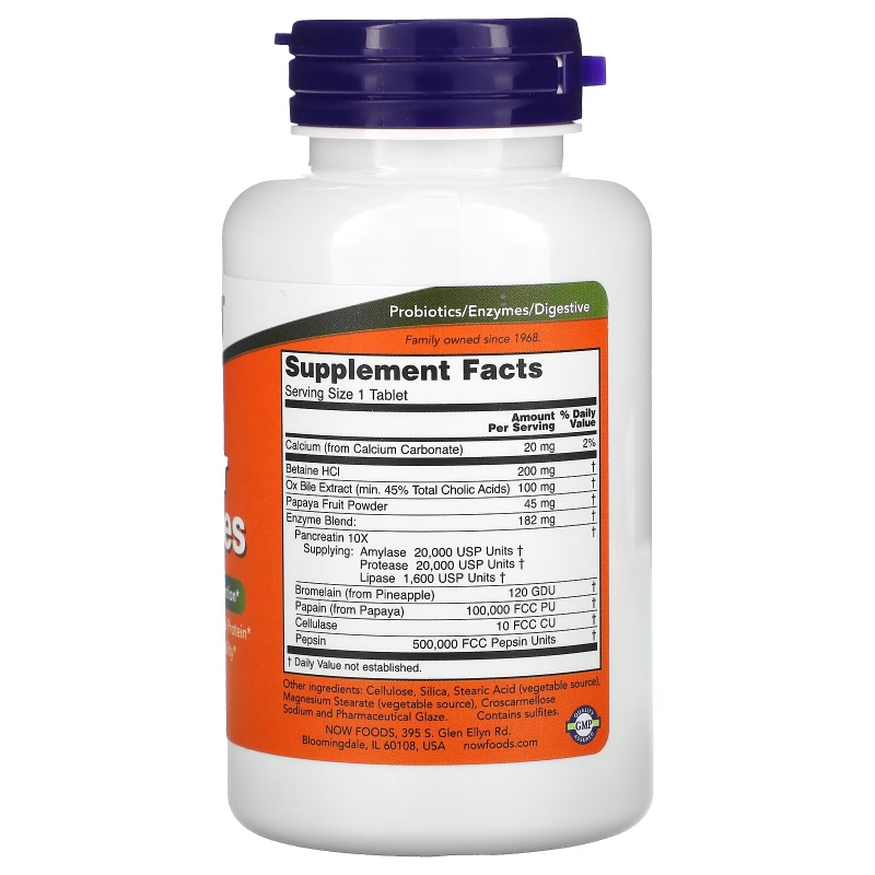 Now Foods Super Enzymes Супер Ферменты 90 таблеток