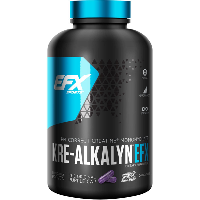 EFX Sports, Kre-Alkalyn EFX, 240 капсул