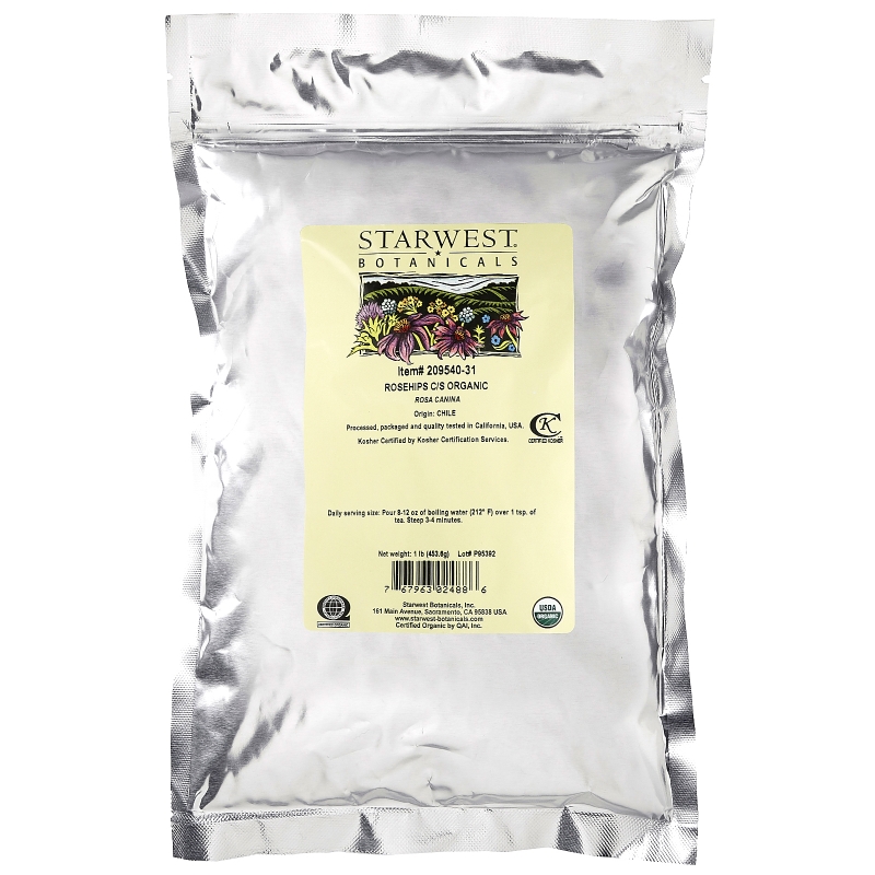 Starwest Botanicals Шиповник натуральный 1 фунт