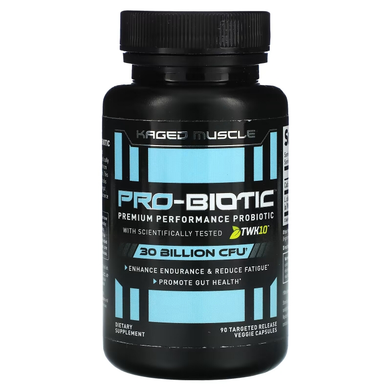 Kaged, Pro-Biotic, Premium Performance Probiotic, 30 Billion CFU, 90 Targeted Release Veggie Capsules