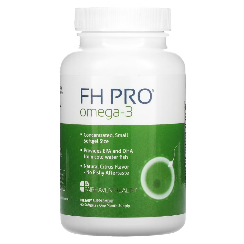 Fairhaven Health, FH Pro Omega-3, Natural Citrus, 90 Softgels